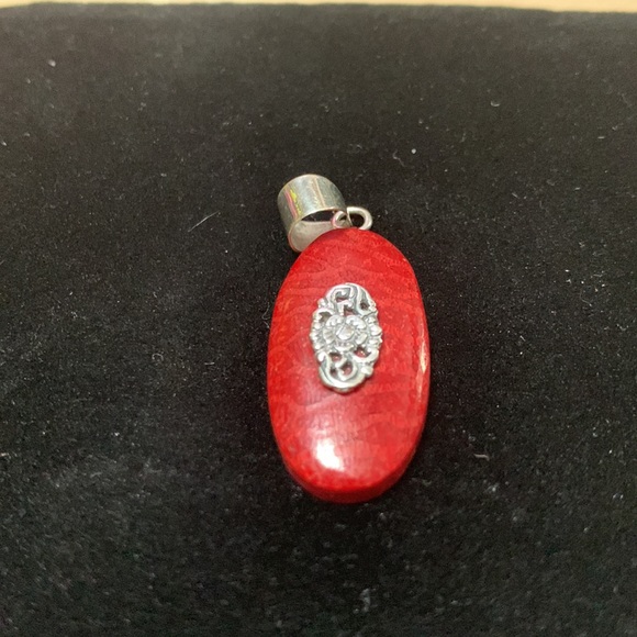 Sponge Coral Pendant in Sterling Silver - Picture 6 of 8